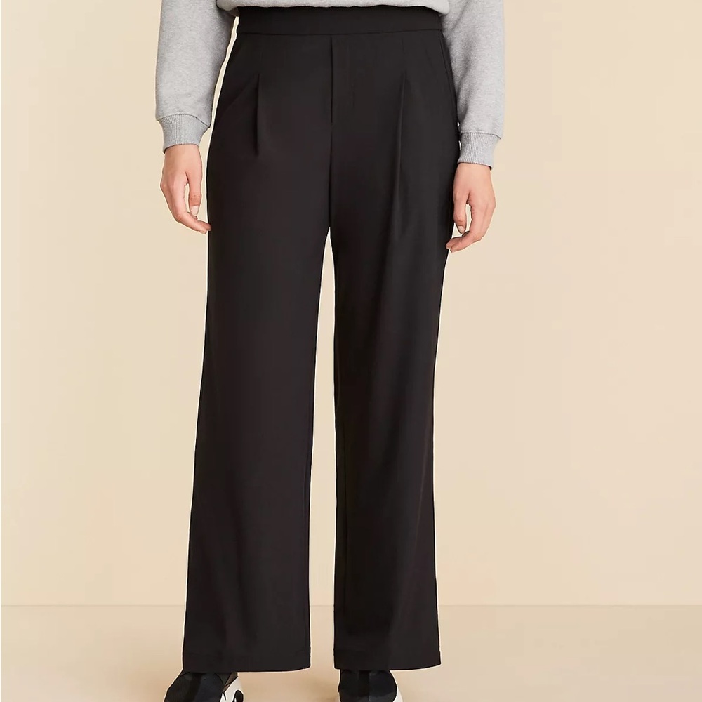 Lou & Grey Black Wide-Leg Pants